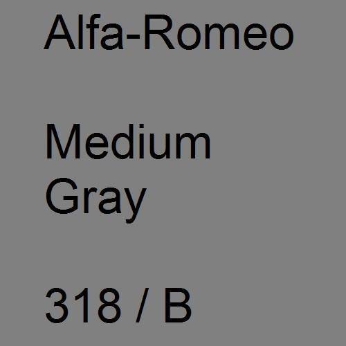 Alfa-Romeo, Medium Gray, 318 / B.